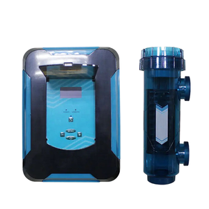 Générateur de chlore à électrolyse pour piscine Water Crown, en plastique, pour la désinfection par circulation d'eau salée - Product Image 3