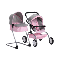 Usine de Jouet Wagon OEM Faire semblant de Jouer Jouet pour Filles Vente Chaude Belle Rétractable Pliant DIY Bébé Poupée Poussette Poupée Landau