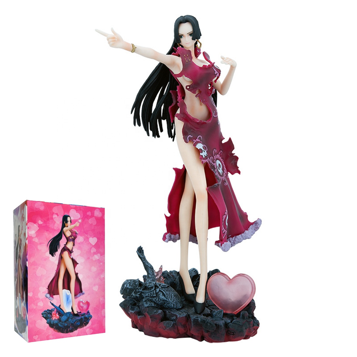 アリババ　ページ　ワンピース　フィギュア 日本のワンピース女性皇帝セクシーアニメフィギュアPvc