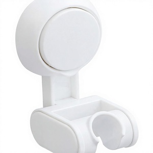 Support de Douche Mural Universel Blanc Réglable à Ventouse pour Pommeau de Douche et Organisateur de Salle de Bain - Product Image 4