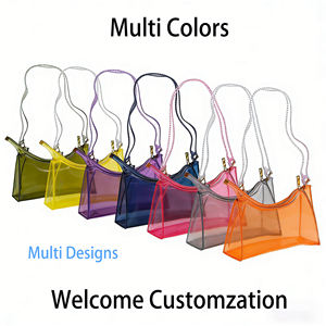 Sacs transparents personnalisés en usine avec logo, nouveaux sacs de sport transparents, sacs à maquillage, sacs à main de créateur, sacs de luxe pour femmes, sacs bandoulière - Product Image 3