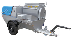 Mortel Meister E40HR Máquina de pulverización de mortero eléctrica Equipo de nueva construcción 220L Capacidad de tolva Componente de motor esencial - Product Image 2