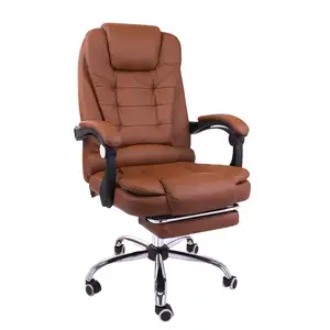 Sıcak satış ucuz fiyat yüksek kaliteli yönetici patron PU deri ofis koltuğu ofis mobilyaları döner sandalye