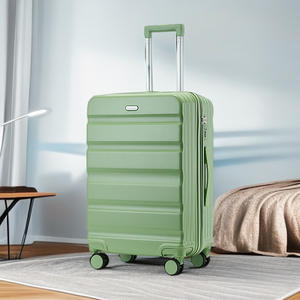 Maleta de viaje ligera personalizada para hombres y mujeres con candado de combinación, ruedas giratorias, bolsillo con cremallera, unisex, para viajes de negocios - Product Image 1