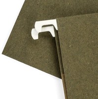 Archivo en expansión Estándar Verde Tamaño legal 1/5 Corte Capacidad extra de 3 pulgadas Carpetas de archivos colgantes reforzadas
