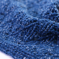 1/6.5NM 85%Cotton 15%Silk Knitted Sweater Fabric Comfortable and Skin Friendly Factory Stock Supply Blended Yarn Fancy Yarn