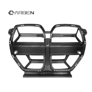 Rejilla frontal de fibra de carbono estilo <span class=keywords><strong>CSL</strong></span> para modelos BMW populares G80 M3 G82 <span class=keywords><strong>M4</strong></span> y G83 <span class=keywords><strong>M4</strong></span> modelo año <span class=keywords><strong>2022</strong></span> - Product Image 1