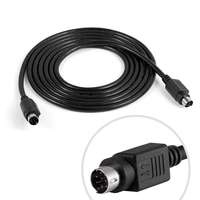 Prises personnalisées ODM/OEM 8 Mini Din 8 Mini Din 8 broches câble mâle-mâle Beige 1.5/2/3/4/5/6/7/9 M