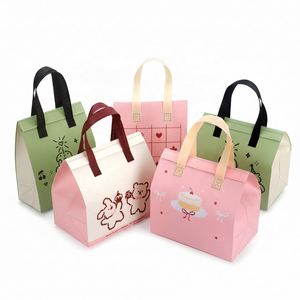 Sac isotherme pour la livraison de nourriture, en tissu non tissé avec feuille d'aluminium, imperméable, pliable, sac à emporter pour restaurant - Product Image 2