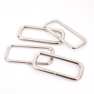 Anillas Rectangulares Metálicas para Bolsos, Accesorios de Ferretería Duraderos, Tamaño Ajustable, Hecho en Zhejiang - Product Image 4