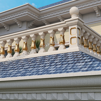 Nouveaux moules en plastique réutilisables pour balustres décoratifs en béton, garde-corps, poteaux de clôture, balustrades, barrières et vases de balcon