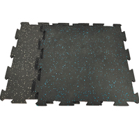 Anti-Fatigue Interlocking Gummimatten Bodenbelag für Home Gym Garage 24 "X 24" X 8mm