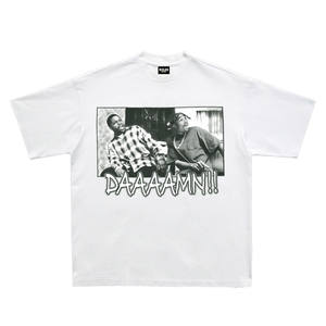 T-Shirt Vintage Stile Americano 2PAC Tupac West Coast, Manica Corta, Vestibilità Ampia, Design Retrò Hip Hop - Product Image 6