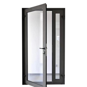 <span class=keywords><strong>Porte</strong></span> à battant en aluminium à production rapide, livraison rapide, tailles standard prises en charge, commande personnalisée, <span class=keywords><strong>porte</strong></span> extérieure en verre - Product Image 2