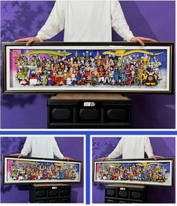 รหัสของ Lelouch of the rebellion Dragon goku vegeta Buu jujutsu Kaisen gojo กรอบรูป3D ฟิกเกอร์อะนิเมะ - Product Image 2