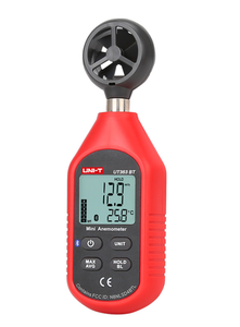 מד-רוח מיני UT363/UT363BT למדידת מהירות רוח וטמפרטורה עם העברת נתונים דרך בלוטות' לאפליקציה ניידת מותאמת אישית - Product Image 3