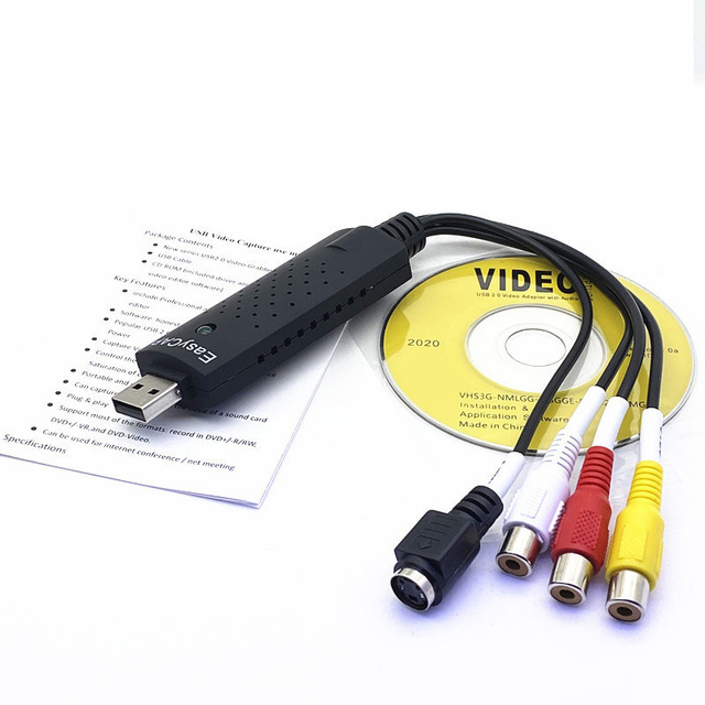 Easycap USB Video Capture Video USB single-channel capture card supports Win7 DVD Maker