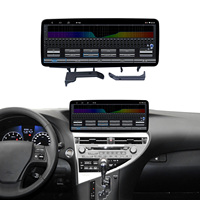 Cadre 12,3 pouces en promotion pour LEXUS 2010 RX RHD, noir mat, kit de montage pour autoradio Android sur tableau de bord central, Plug-and-Play, montage rapide