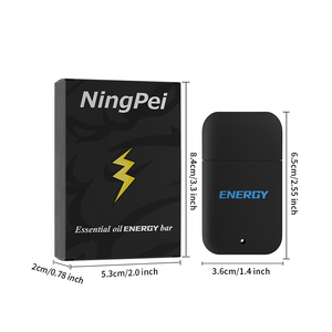 Bâton énergétique HLK Huiles essentielles de menthol naturel Aromathérapie Bâton d'inhalation aromatisé pour la respiration nasale double inhalateur nasal - Product Image 2