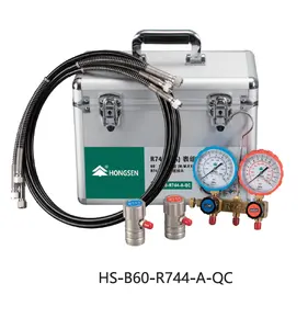 HONGSEN manifold gauge R744 for CO2