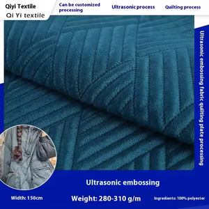 Lis 80 جرام بطانة منسوجات منزلية تنقش بالموجات فوق الصوتية شبكة قطن 75d قماش مخملي مركب 80 جرام بخاخ لاصق للملابس المنزلية - Product Image 6