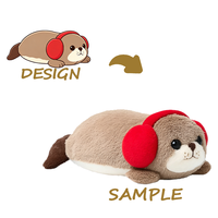 Porte-clés en peluche personnalisé avec design brodé, matériau en nylon super doux, OEM disponible