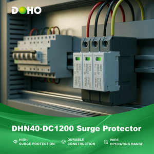 Protector Contra Sobretensiones <span class=keywords><strong>DOHO</strong></span> DHN40-DC1200 T1+T2 para Sistemas de Energía Solar Industrial, 40kA de Corriente de Descarga Máxima, Protección Contra Rayos - Product Image 3