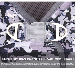 Nouvelle conception de harnais et de laisse réfléchissants, personnalisables, respirants, en camouflage, accessoires pour chiens et animaux de compagnie - Product Image 6