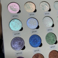 Palette de fards à paupières multichromes et duochromes scintillants, 35 couleurs disponibles, marque privée, créez votre propre marque