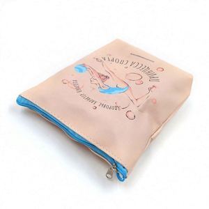 Fashion Canvas Makeup Bag Custom Travel Pouch Cosmetic Bag Portable Storage Bags - Product Image 1