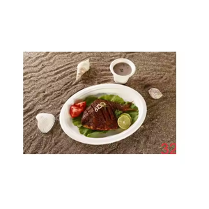Bonne qualité Restaurant étanche compostable canne à sucre plaque de pulpe ronde assiette de bagasse jetable bols de bagasse pour la fête - Product Image 1