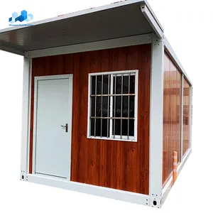 iso 20 40 container/french granny tube/sandwich panel house assemble flat pack prefab home for business luxury shanghai