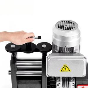 ماكينة درفلة كهربائية قوية 160 مم 750 واط 1 حصان لصناعة المجوهرات والذهب والفضة - Product Image 2