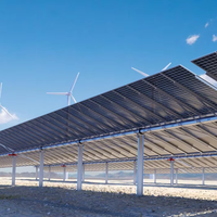 Système de suivi solaire à axe unique, structure de montage au sol, système de montage photovoltaïque pour projets à grande échelle