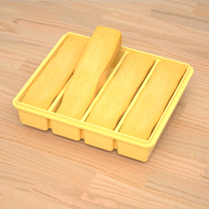 Linh hoạt & tái sử dụng không dính cấp thực phẩm Silicone Ice khuôn khay hình chữ nhật nhà ICE CUBE Khay cho Ice Cream làm - Product Image 4