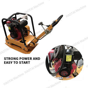 Benzin/Elektrisch/Diesel Mini Manueller Boden-Vibrationsverdichter Handgeführte Rüttelplatte Stampfer Verdichtungsmaschine Erdverdichter - Product Image 4