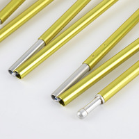 Poteau de tente en aluminium 7075 robuste, 8,5 mm-25 mm, ultraléger et durable, remplacement pour le camping en plein air, la randonnée et les accessoires de tente