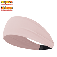 Bandeau large extensible de haute qualité Yihaoyi, logo brodé personnalisé, unisexe, yoga, cyclisme, gym, entraînement, protection du front