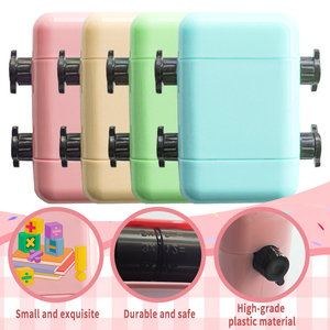 ตราประทับแบบหมุนเติมหมึกได้ ทำจากพลาสติก สำหรับฝึกเขียนตัวเลข ตัวอักษร ลายเส้น สำหรับเด็ก อุปกรณ์การเรียน - Product Image 3