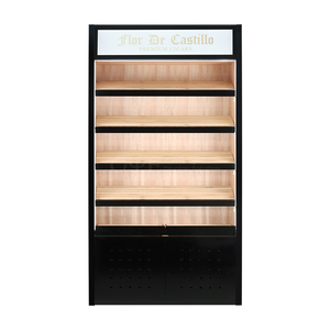 Vitrine de cigares humidor de vente chaude avec <span class=keywords><strong>étagère</strong></span>s <span class=keywords><strong>en</strong></span> cèdre espagnol armoire à cigares cave à cigares - Product Image 1