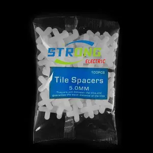 Cross Plastic Tile Spacer 1mm-10mm Floor Tile Leveling Locator Gap Fixing Clip