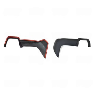 Kit Diffusore Posteriore per Paraurti Auto con Terminali di Scarico per <span class=keywords><strong>Mercedes</strong></span> Classe V V250 V260 W447, Stile <span class=keywords><strong>B</strong></span>, con Labbro Anteriore e Copertura Fendinebbia - Product Image 4