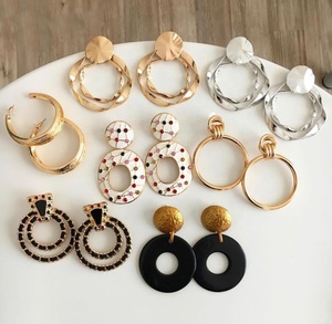 <span class=keywords><strong>Orecchini</strong></span> Pendenti Kaimei Fashion 2019 ZA Brands in Lega Multicolore per Donne, Grandi <span class=keywords><strong>Orecchini</strong></span> Statement in Metallo Dorato, Gioielli Unici Bijoux - Product Image 3