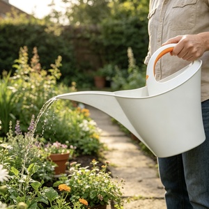 2.4L Garden Supplies Outdoor Plant Watering Can Large Capacity Watering Pot Garden Tools Plastic Water Can
