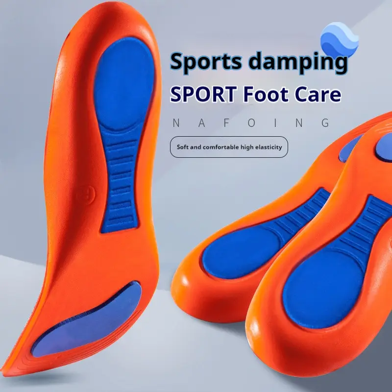 Semelles de sport pour chaussures Semelle Absorption des chocs Déodorant Coussin respirant Semelles de course pour pieds Homme Femmes Semelles orthopédiques