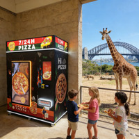 Distributeur automatique de pizzas à grande vitesse avec temps de cuisson de 5 minutes et 30 fois plus rapide que les fours conventionnels OEM