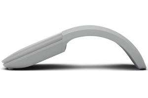 <span class=keywords><strong>Souris</strong></span> sans fil pliable ultra-mince pour micro, design ergonomique léger pour les voyages (gris clair et noir) - Product Image 4
