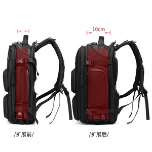 Mochila Antirrobo para Hombre OZUKO 9309 Impermeable para Laptop con Compartimento para Zapatos, Mochila Expandible de Gran Capacidad para Exteriores - Product Image 4