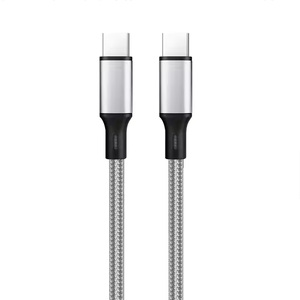 30CM <b>USB</b> C to <b>USB</b> C 3A Charging Cable with Nylon Jacket Compatible with Wide Range Audio Accessories Mobile Power for Earphones - Product Image 1