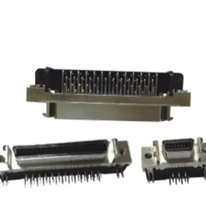 HPCN SCSI женский 50pin жестких дисков кабельный разъем для монтажа на печатную плату